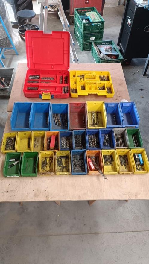 Groot lot professionele metaalboren, Doe-het-zelf en Bouw, Gereedschap | Boormachines, Zo goed als nieuw, Overige typen, Ophalen of Verzenden