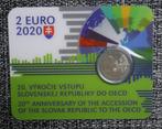 2 euro Coincard Slowakije 2020 OESO, 2 euro, Setje, Slowakije, Ophalen of Verzenden