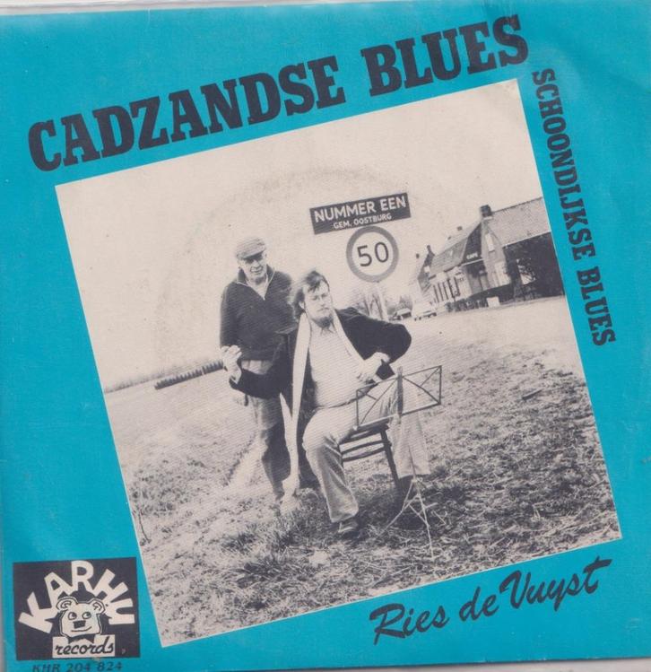 Ries de Vuyst - Cadzandse blues - Single, CD & DVD, Vinyles Singles, Utilisé, Single, En néerlandais, 7 pouces, Enlèvement ou Envoi