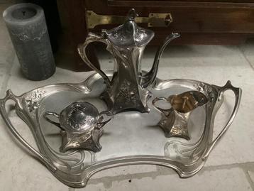 Art nouveau koffiestel wmf beschikbaar voor biedingen