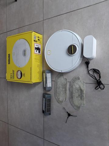 Robot aspirateur + nettoyage à l'eau Karcher, Electroménager, Aspirateur, Réservoir, Comme neuf, Enlèvement