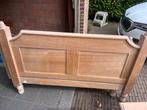 2-persoonsbed - massief eikenhout - 140cm op 200cm, Huis en Inrichting, Slaapkamer | Bedden, Ophalen, Tweepersoons, 140 cm, Zo goed als nieuw