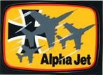 zelfklever - vliegtuig Alpha Jet - Luftwaffe, Verzamelen, Militaria | Algemeen, Overige typen, Luchtmacht, Verzenden