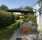 Gedeporteerde parasol + poten, Tuin en Terras, Ophalen, Gebruikt, 2 tot 3 meter, Stokparasol