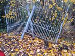 Smeedijzeren poort met palen PRIJSVERLAGING!!!!, Tuin en Terras, Ophalen, Gebruikt