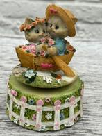 Vintge muziek carrousel opwindbaar, Verzamelen, Beren en Cherished Teddies, Ophalen of Verzenden, Gebruikt