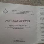 DP Jean-Claude De Vroey -  Ramsau am Dachstein 2005., Enlèvement ou Envoi, Image pieuse