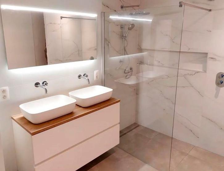 Badkamerrenovatie, Bricolage & Construction, Sanitaire, Comme neuf, Enlèvement