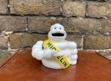 Michelin Bibendum gietijzeren mechanische spaarpot beschikbaar voor biedingen