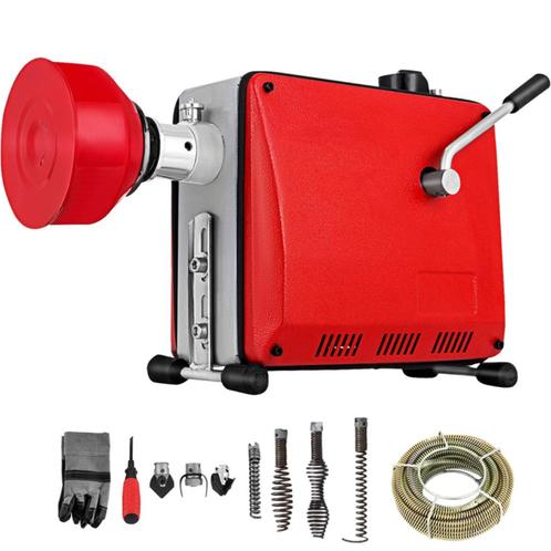 Lot Déboucheur électrique Câble 1x 6m + 1x 30m + 1x7Couteaux, Doe-het-zelf en Bouw, Reinigingsmachines, Zo goed als nieuw, Overige typen