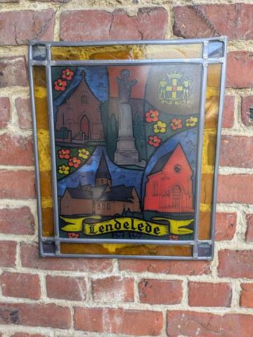 Glas-in-lood decoratiestuk beschikbaar voor biedingen