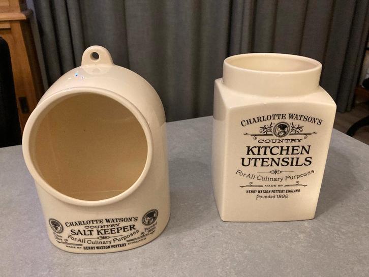 Charlotte Watson's pottery 10 delig, Huis en Inrichting, Keuken | Servies, Zo goed als nieuw, Overige typen, Ophalen