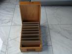 classeur, coffret en bois et métal, vintage, Zakelijke goederen, Kantoor en Winkelinrichting | Kantoorartikelen, Ophalen of Verzenden