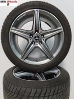 Mercedes E klasse W213 AMG 18 inch velgen met winterbanden, Auto-onderdelen, 18 inch, Banden en Velgen, Personenwagen, Gebruikt