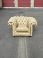 Fauteuil Chesterfield XL, 100 tot 125 cm, Anglais, Ophalen of Verzenden, Zo goed als nieuw