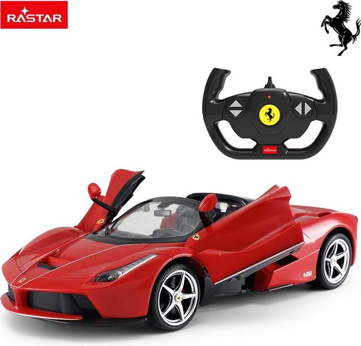 Rastar Ferrari LaFerrari Aperta 1:14 RC - rouge, Hobby en Vrije tijd, Modelbouw | Auto's en Voertuigen, Nieuw, Auto, Ophalen of Verzenden