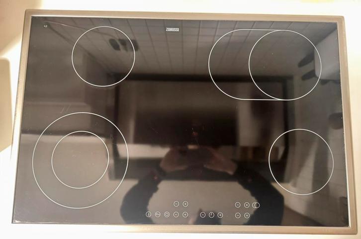 Zanussie Halogeen kookplaat, Elektronische apparatuur, Kookplaten, Gebruikt, Inbouw, Halogeen, 4 kookzones, Ophalen