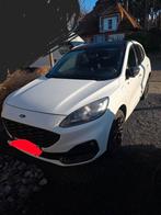 Te koop Ford Kuga Hybride 2.5 ST Line Black Package  edition, Auto's, 4 cilinders, Leder en Stof, Wit, 5 zetels