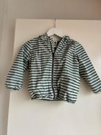 Petit Bateau Light Rain Jacket Regenjas gestreept Groen/Wit, Ophalen, Jongen of Meisje, Jas, Petit Bateau