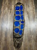 Table apéritive unique en chêne/résine Epoxy (Fait main), Enlèvement ou Envoi