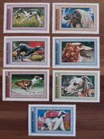 7 postzegels uit Hongarije met windhonden honden, Postzegels en Munten, Ophalen of Verzenden, Dier of Natuur, Postfris