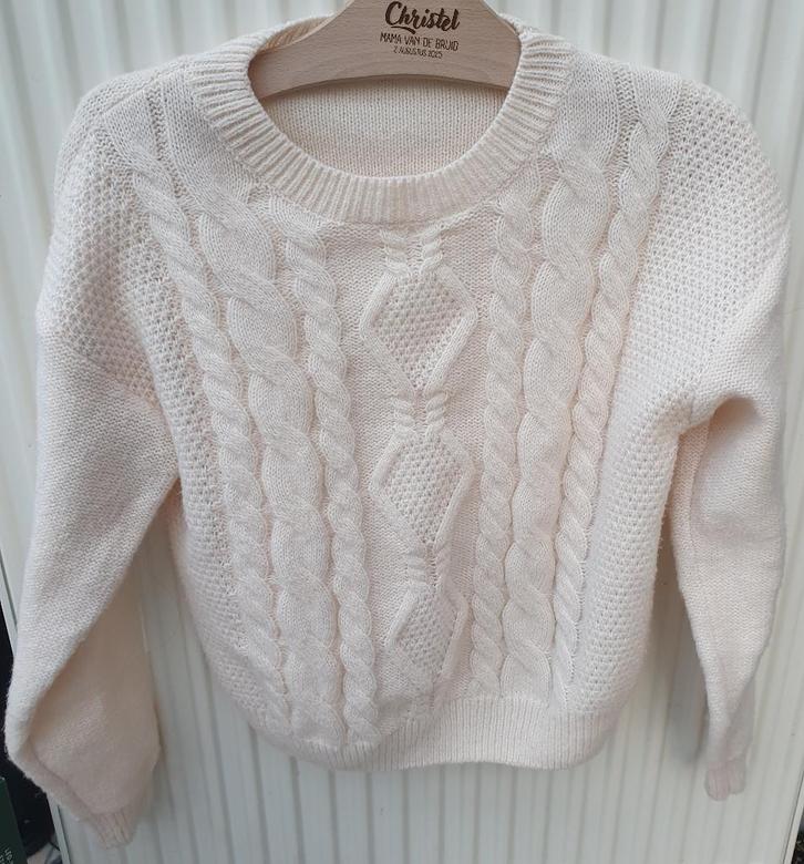 Ecru (gebroken wit) -kleurige trui van Shein maat S, Vêtements | Femmes, Pulls & Gilets, Porté, Taille 36 (S), Autres couleurs