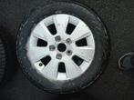 4 15" velgen + 4 195/65 R15 91T banden, Auto-onderdelen, Banden en Velgen, Ophalen, Gebruikt, 15 inch, Banden en Velgen