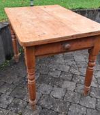 table en pin, Ophalen, Gebruikt, 60 cm of meer, Hout