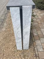 2 vensterbanken marmer wit 97 x 13 cm, Ophalen, Gebruikt, Natuurstenen