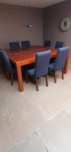 Eettafel 180x180 met bijzettafel WEG WEGENS VERHUIS, Huis en Inrichting, Ophalen, Gebruikt
