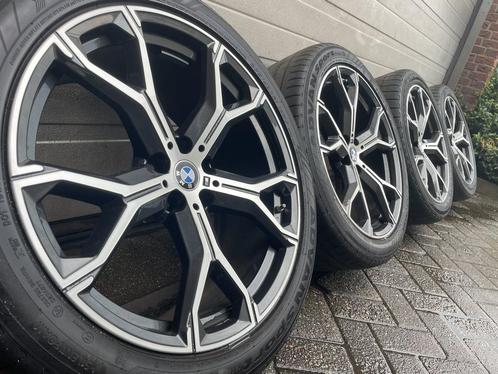 Originele 21 inch BMW breedset velgen X5 X6 G05 G06 banden, Auto-onderdelen, Banden en Velgen, Banden en Velgen, Zomerbanden, 21 inch