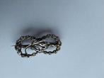 broche vintage en argent, Bijoux, Sacs & Beauté, Broches, Enlèvement ou Envoi, Moins de 4 cm, Utilisé, Argent