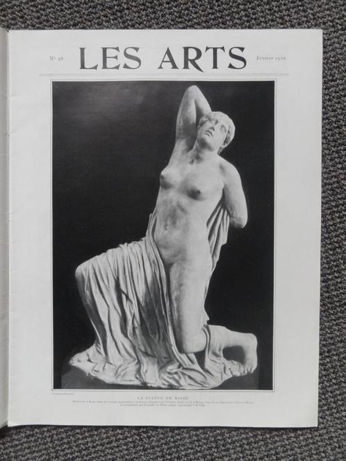 Les Arts 98 février 1910, Van Dyck, Sodoma, Malmaison,, Boeken, Kunst en Cultuur | Beeldend, Gelezen, Schilder- en Tekenkunst