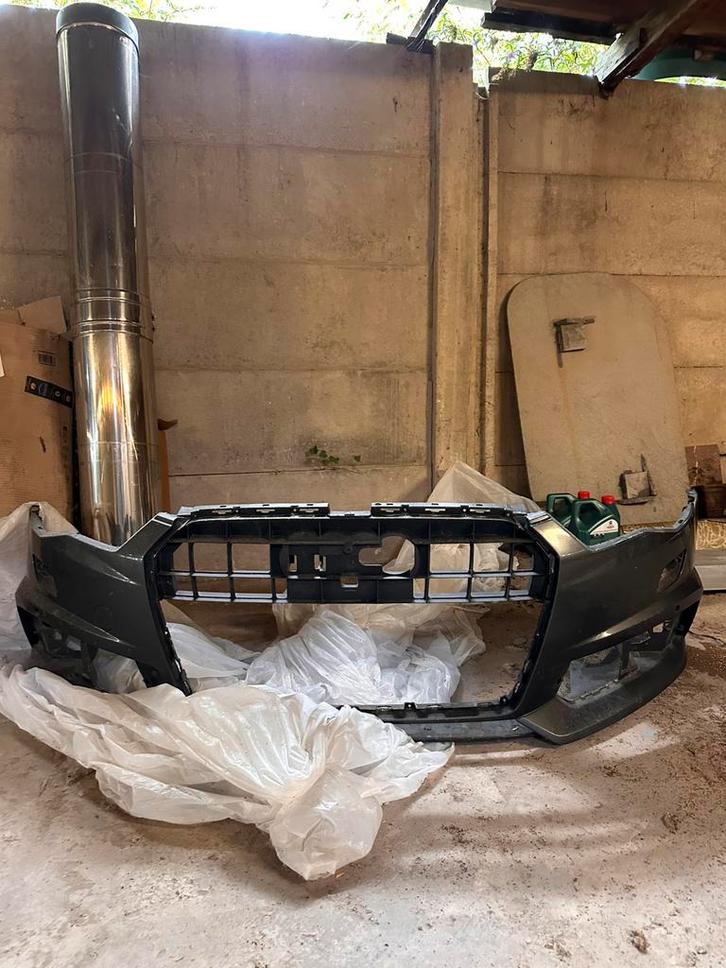 Facelift S Line Bumper Audi A6 C7 - Daytona Grijs, Auto-onderdelen, Carrosserie, Bumper, Audi, Voor, Gebruikt, Ophalen