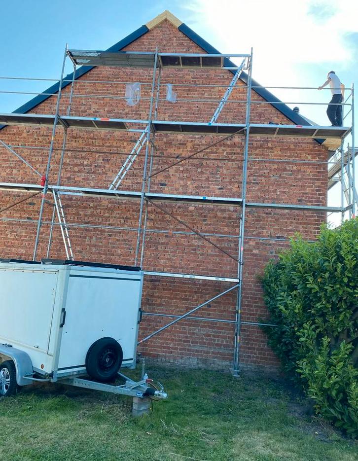 Stelling te huur op maat!, Doe-het-zelf en Bouw, Steigers, Zo goed als nieuw, Ophalen