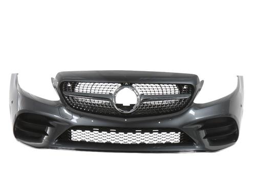 VOORBUMPER AMG C-KLASSE W205 FACELIFT VERSCHILLENDE KLEUREN, Auto-onderdelen, Carrosserie, Bumper, Mercedes-Benz, Voor, Gebruikt