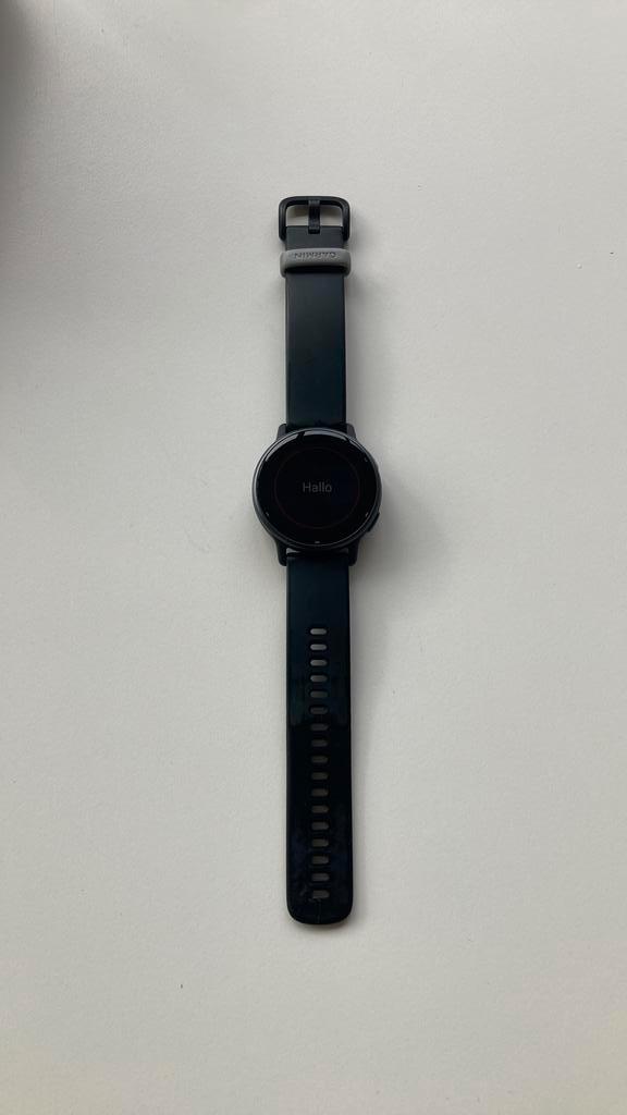 Garmin Vivoactive 5 2025 zwart, Handtassen en Accessoires, Sporthorloges, Gebruikt, Zwart, Afstand, Calorieverbanding, Conditie