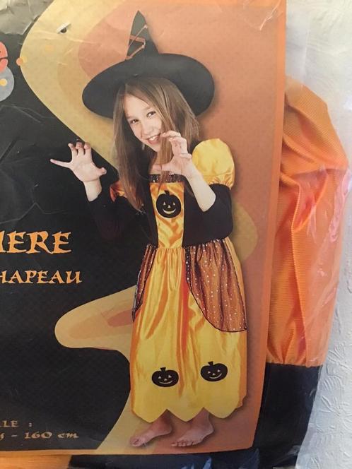 Halloween setje , kleedje met hoedje, Kinderen en Baby's, Carnavalskleding en Verkleedspullen, Nieuw, Ophalen of Verzenden