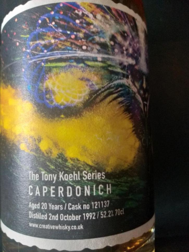 Whisky reeks ; The Tony Koehl series ; Caperdonich 20y, Collections, Vins, Neuf, Pleine, Enlèvement