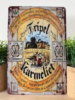 Metalen reclamebord Tripel Karmeliet, Ophalen of Verzenden, Nieuw, Reclamebord, Plaat of Schild