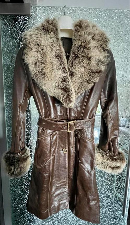 Manteau cuir marron glacé comme neuf, Vêtements | Femmes, Vêtements Femmes Autre, Comme neuf