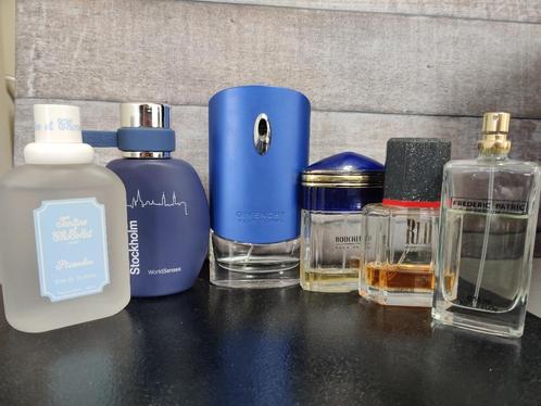 6 parfums voor heren - Givenchy, Boucheron, Giorgio, Handtassen en Accessoires, Uiterlijk | Parfum, Gebruikt, Verzenden