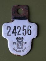 Fietsplaat Brabant 1920 ruilen voor Brabant 1926 of 1919., Verzamelen, Overige Verzamelen, Gebruikt, Ophalen