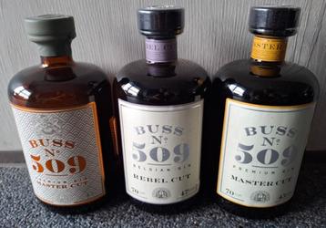 3 flessen Buss 509 Rebel & Master Cut ( Nieuw & sealed ) beschikbaar voor biedingen