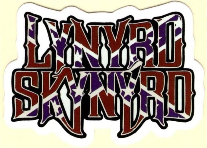 Lynyrd Skynyrd sticker #2, Verzamelen, Muziek, Artiesten en Beroemdheden, Nieuw, Verzenden