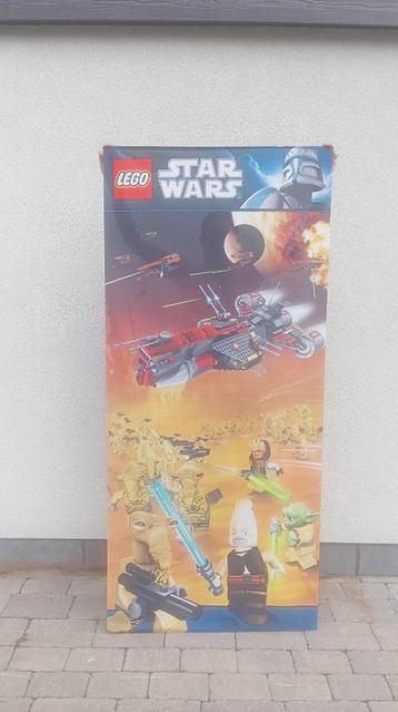 Lego Star Wars met Yoda stoffen poster banner vlag - nieuw beschikbaar voor biedingen