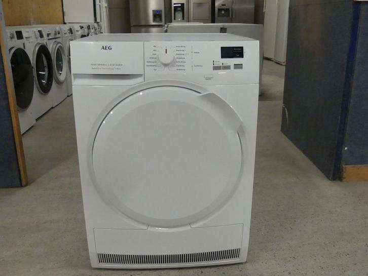 Droogkast Condens AEG 8 Kg A++ met Warmtepomp Serie 7000, Elektronische apparatuur, Droogkasten, Zo goed als nieuw, Condens, Voorlader