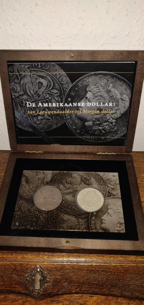 Coffret "Genèse du dollar", Timbres & Monnaies, Monnaies | Amérique, Série, Amérique du Nord, Argent, Enlèvement ou Envoi