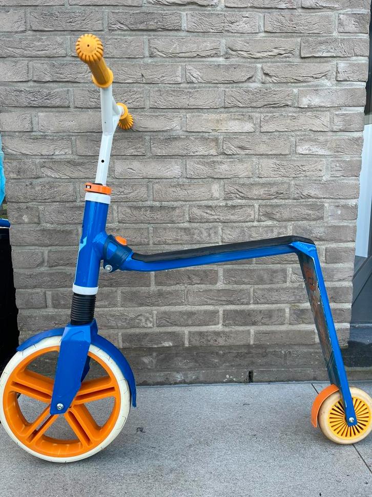 Scoot and Ride Highway gangster 2-in-1 step fiets, Kinderen en Baby's, Speelgoed | Buiten | Voertuigen en Loopfietsen, Gebruikt