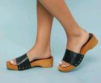 Modieuze muiltjes, Slippers, Zwart, Nieuw, Ophalen of Verzenden
